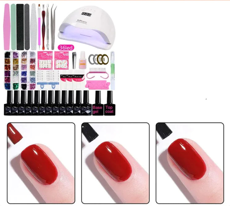 Komplettes Gel-Nagellack-Set