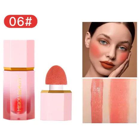 Natürlich Farbenes Rosiges Make-up